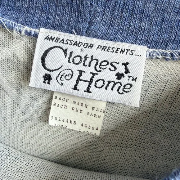 Ambassador Clothes Home Long Sleeve Crew Neck Abstract Vintage Sweater Size L. - Picture 3 of 8